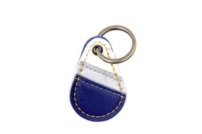 Air Thief Navy/Silver/White Keychain