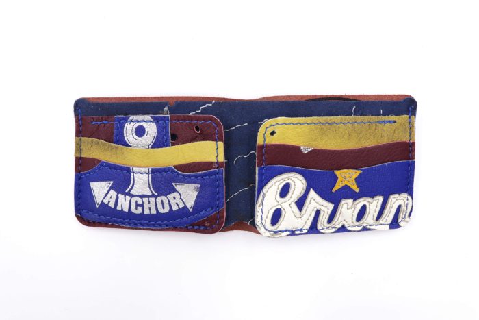 Brian's Air Hook Av's Colors 6 Slot Bi-Fold Wallet