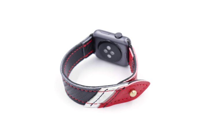 Black Air Thief Black/White/Red iWatch Band