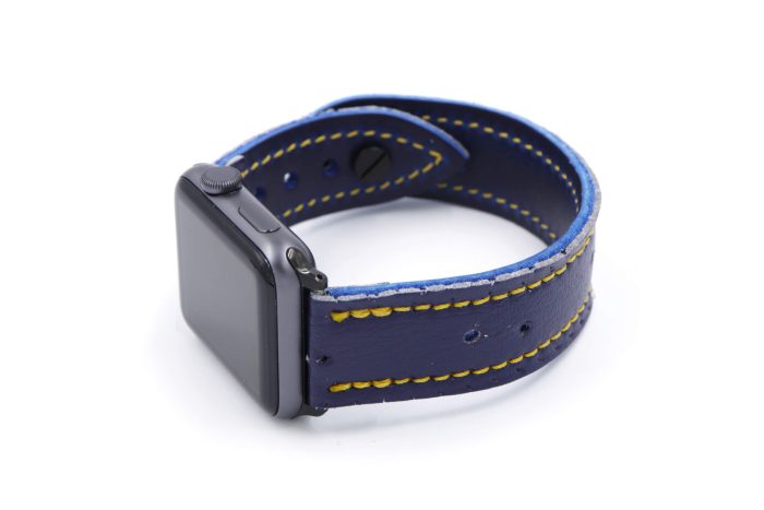 Big Blue Collection Holes iWatch Band