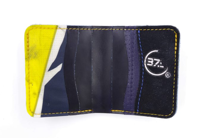 Big Blue Collection 6 Slot Square Wallet