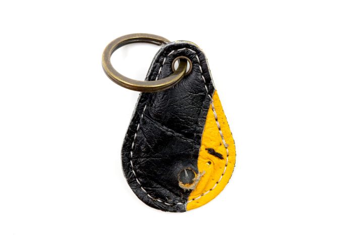 Brian's Beast Pads Black/Yellow Keychain