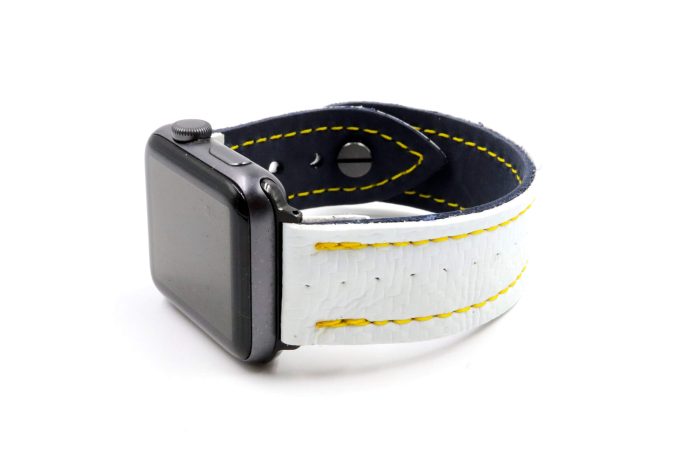 Blue Claw Collection White iWatch Band