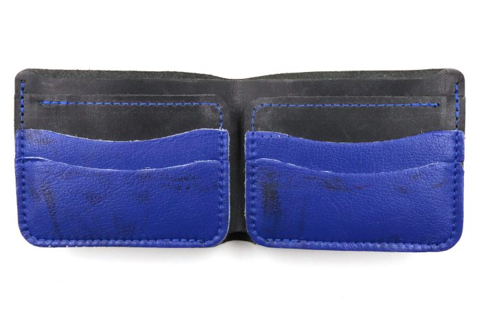 Blue Lightning Collection 6 Slot Bi-Fold Wallet