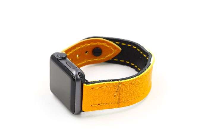 Boston Yellow/Black/White iWatch Band