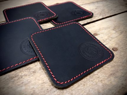 Coasters - Black 4 Pack
