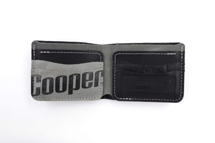 Cooper Black & Silver 6 Slot Bi-Fold Wallet