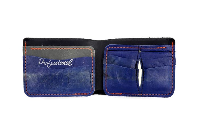 Cooper 17 Blue 6 Slot Bi-Fold Wallet