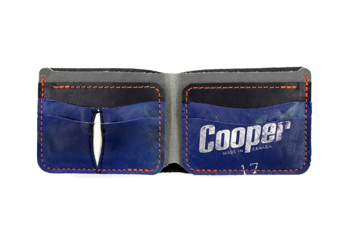 Cooper 17 Blue 6 Slot Bi-Fold Wallet