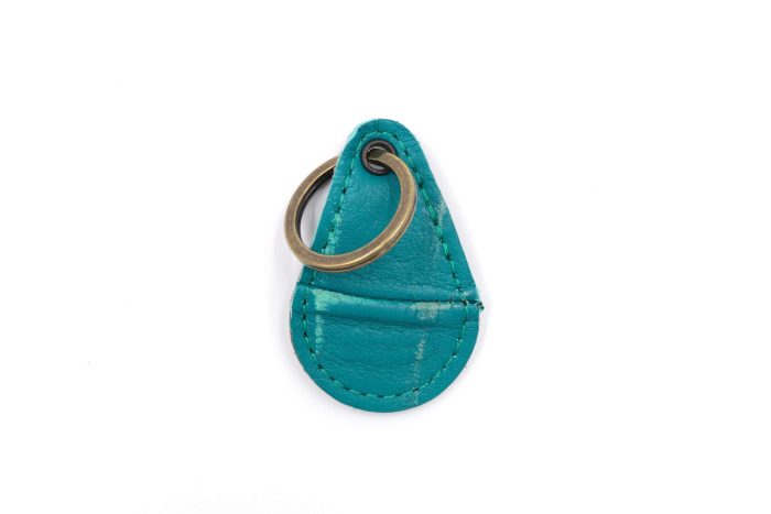 Cooper Dux Teal Keychain