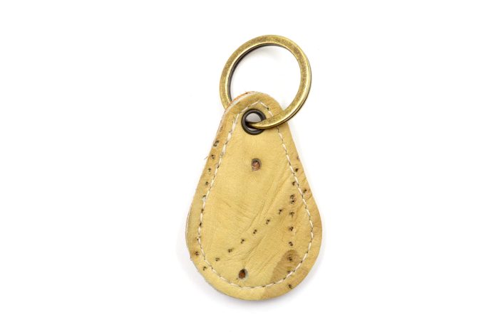 Cooper Gloves #17 White Keychain