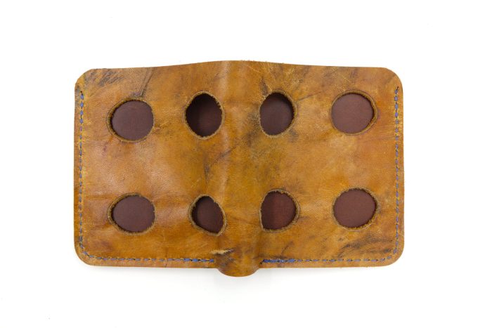 Cooper GM9 Brown 6 Slot Square Wallet