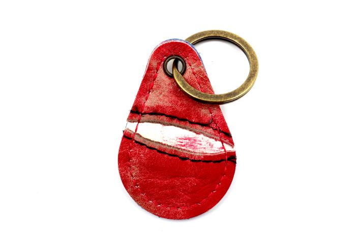 Cooper Gloves Red/White Keychain