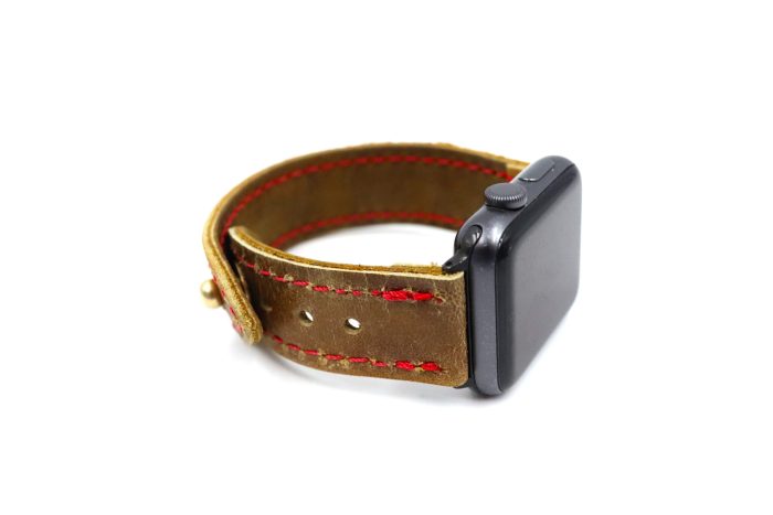 Cooper GM9 Waffle Brown iWatch Band
