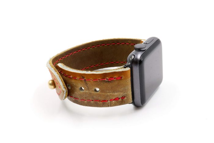 Cooper GM12 Waffle Brown iWatch Band