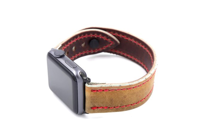 Cooper GM12 Waffle Black Brown iWatch Band