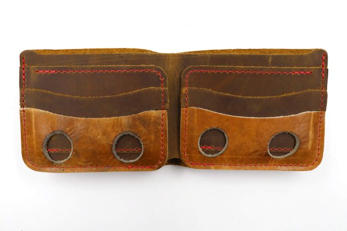 Cooper GM12/B Waffle 6 Slot Bi-Fold Wallet
