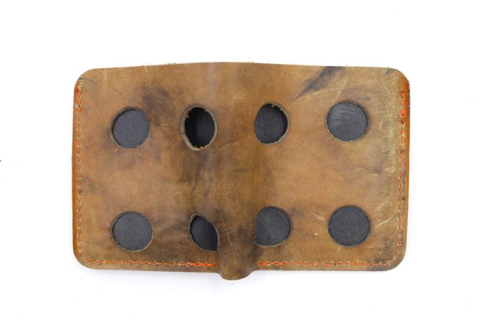 Cooper GM12 Waffle #1 6 Slot Square Wallet
