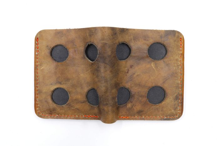 Cooper GM12 Waffle #1 6 Slot Square Wallet