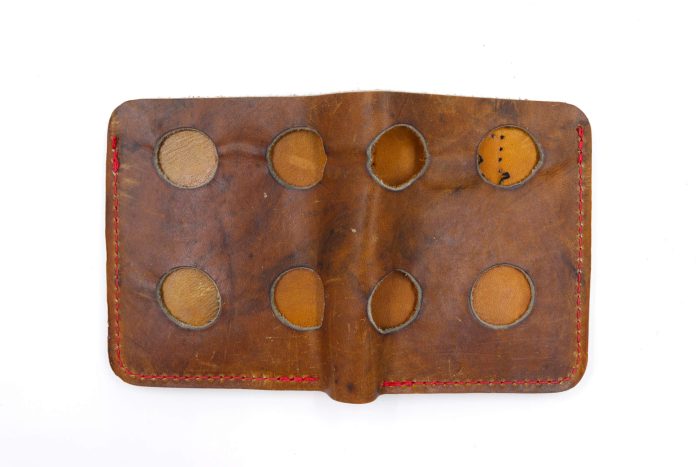 Cooper GM12 Waffle #2 6 Slot Square Wallet