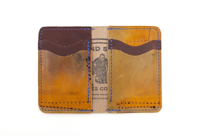 Cooper GM12 Waffle Brown 6 Slot Wallet