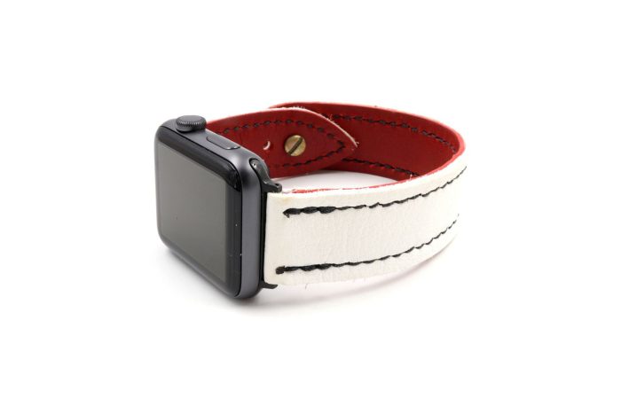 Cooper Red/White iWatch Band