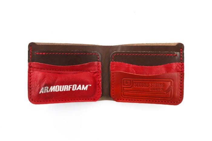 Cooper Red 6 Slot Bi-Fold Wallet