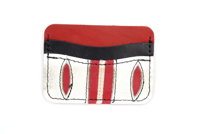 Cooper Red/White 3 Slot Wallet