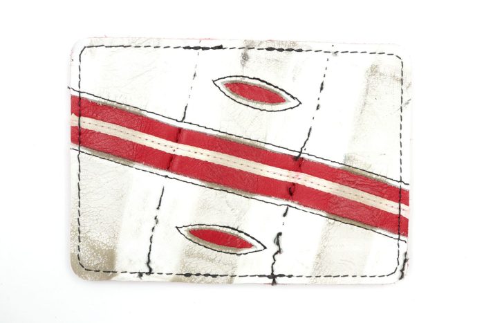 Cooper Red/White 6 Slot Wallet