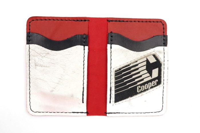 Cooper Red/White 6 Slot Wallet