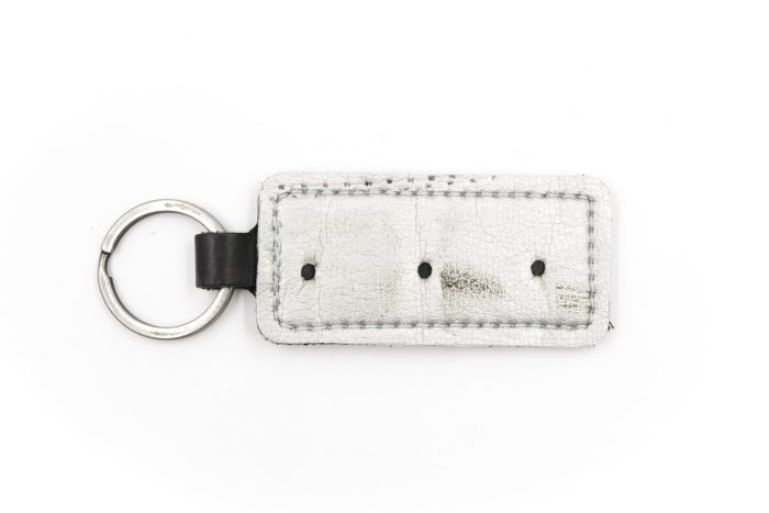 Canned Soup Glove Silver Keychain