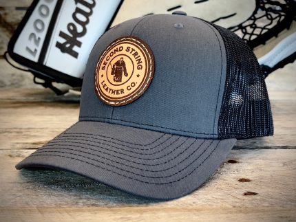 Charcoal Trucker Hat With Black Mesh Back