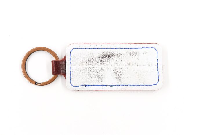Colorado White Keychain
