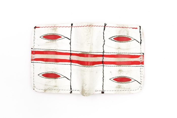 Cooper White 6 Slot Square Wallet