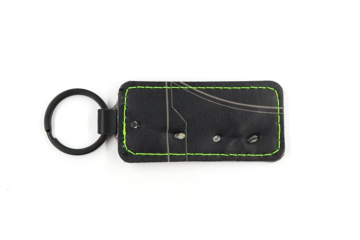 Dallas Black/Grey Keychain