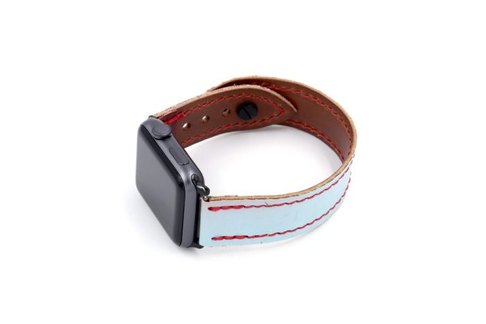 Detroit Coaching Gloves Blue/Red iWatch Band