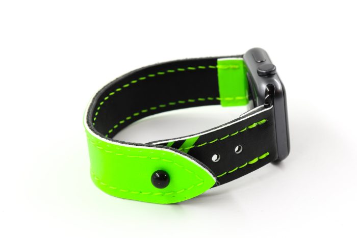 Dallas Green/Black iWatch Band