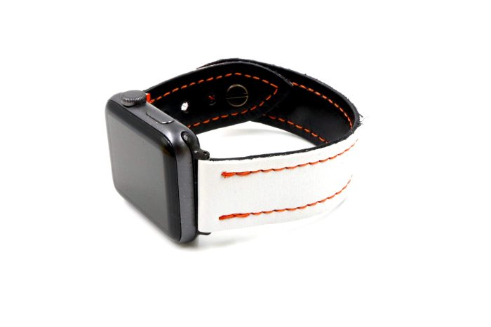 Duck Hunt White/Orange iWatch Band