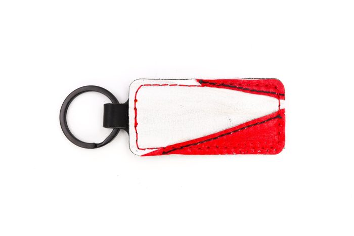 Detroit Iceberg Red/White Keychain