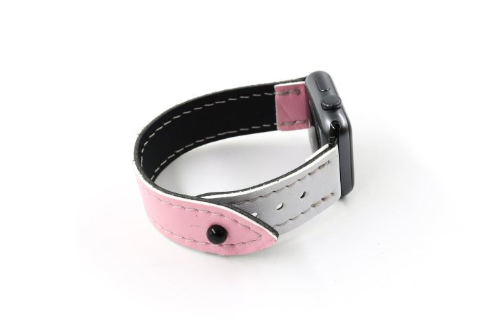 Detroit Pink/White iWatch Band
