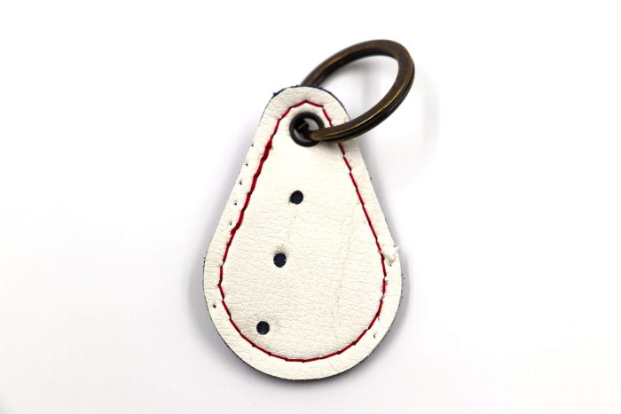 Demko Series White Keychain