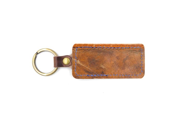 D&R Vintage Blocker Brown Keychain