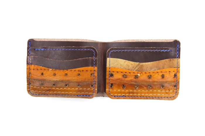 D&R Vintage Blocker 6 Slot Bi-Fold Wallet