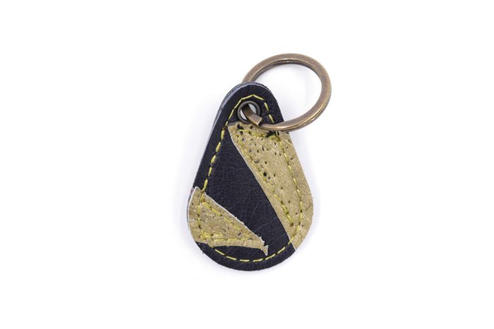 Eagle Blocker Collection Black/Gold Keychain
