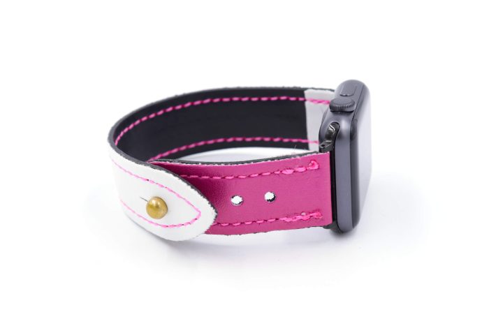 Eagle Eye White/Pink iWatch Band