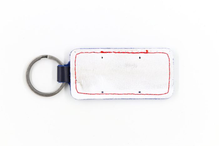 Florida Blue/White Keychain