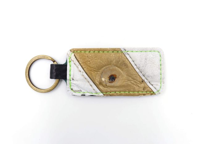 Finnish Star Collection WHITE/GOLD Keychain