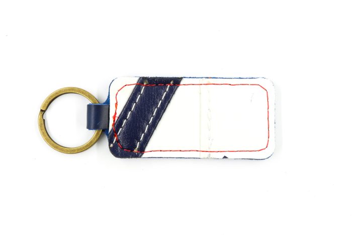 Florida White/Blue Keychain