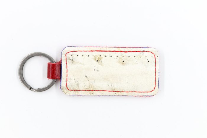 Florida White/Red Keychain
