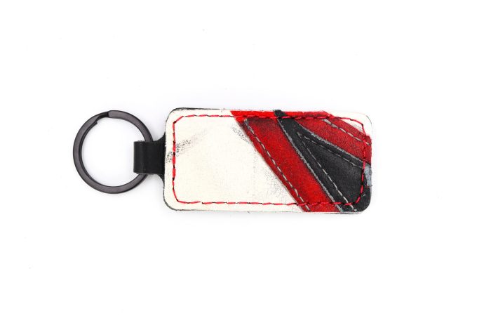 Florida White/RB Keychain